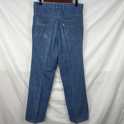 VINTAGE 70S LEVIS PANATELA DENIM JEAN PANTS SIZE 32X33 USA