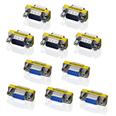 Gender Changer  DB9 9 Pin Seriell RS232 D-SUB-Gender Konverter Buchse auf Buchse