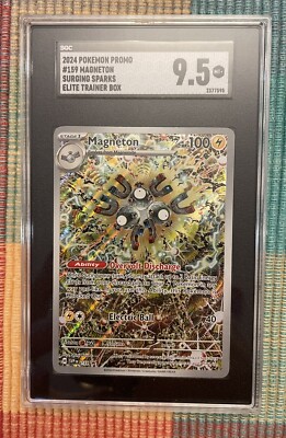MAGNETON #159 2024 POKEMON SURGING SPARKS BLACK STAR PROMO