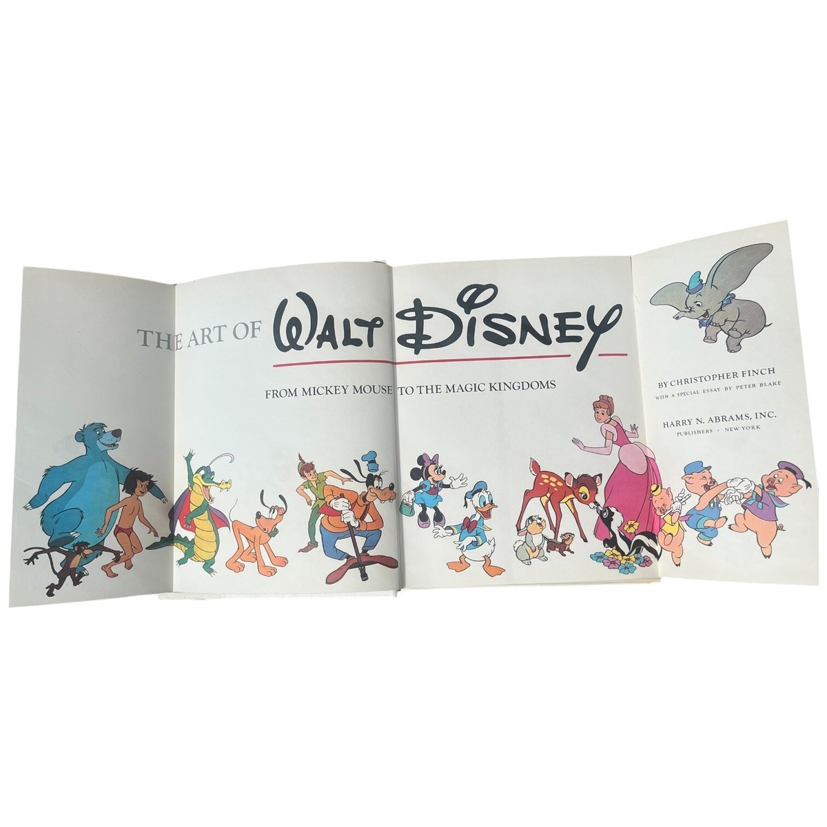 洋書 WALT DISNEY STUDIOS,THE(H) Vintage 1973 First Edition The Art of Walt Disney HC Book By