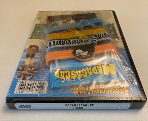 Dreamworks Madagascar DVD W/ BONUS set of 4 Exclusive Wristbands (NEW/SEALED) - Picture 6 of 6