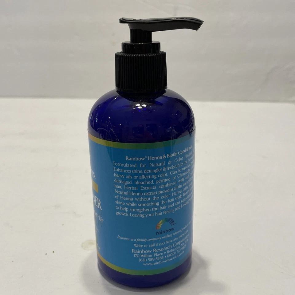 Rainbow Research Henna & Biotin Herbal Conditioner 8 oz - Image 2 of 3