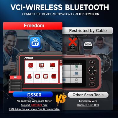ANCEL DS300 Bi-directional Diagnostic Tools Full System OBD2