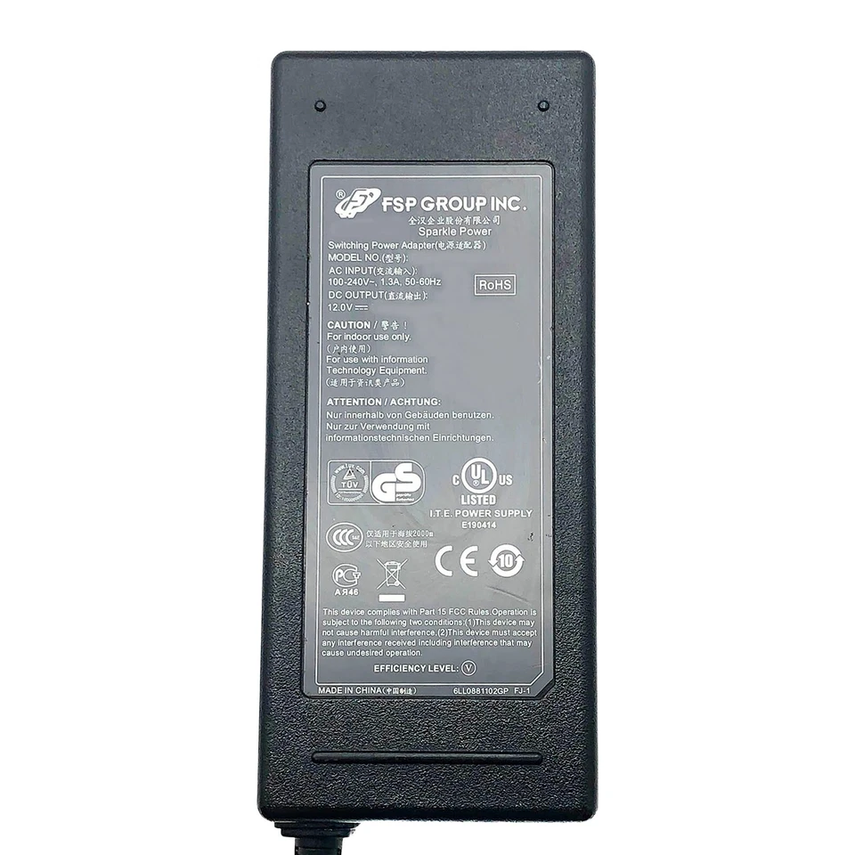 FSP 12V 5A 4-pin XLR Power Supply for Ikegami HL-DV7AW CUI-30 HDK-79EXIII w/Cord - Image 2 of 4