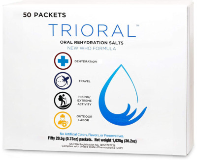 TRIORAL Oral Re-hydration Salts - 50 packs