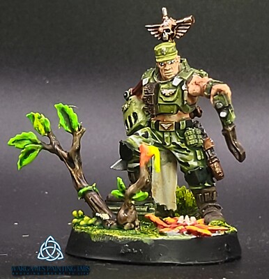 USA Duty Paid Painted Catachan Jungle Fighter Catachan Colonel Astra Militarum