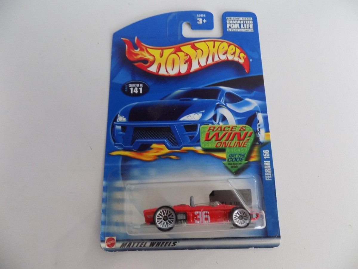 Hot Wheels Ferrari 156 ミニカー 赤 Hot Wheels Ferrari 156 #141 New on Card | eBay
