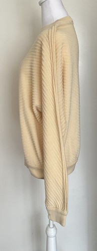 St. Croix Strick Damen Pullover gelb Gr. Small Dolmanärmel Oversize Baumwolle - Bild 4 von 14