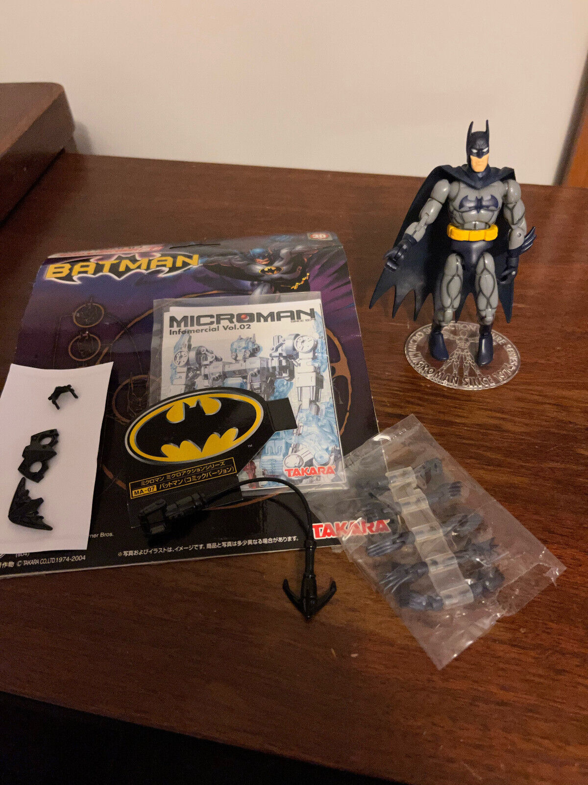 Microman Micro Action Series MA-07 BATMAN 4" 2004 Takara