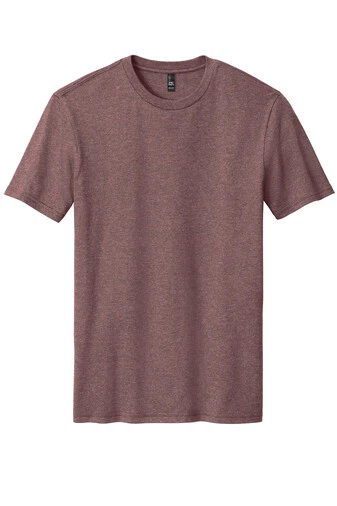 District DM108 Men's Perfect Blend 60/40 Cotton/Poly T-Shirt Soft Crew Neck Tee - Image 3 of 4