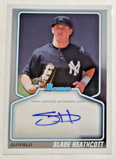 2010 Bowman Auto Draft Picks Slade Heathcott #BPA-SH