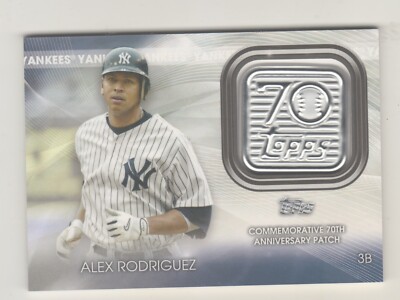 2021 Topps Update COMMEMORATIVE 70TH ANNIVERSARY PATCH #T70P