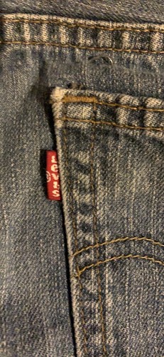LEVIS 550 Relaxed Fit Blue Jeans Boy/ men Size 14 Regular 27 x 27 Denim Levi's - Picture 5 of 8