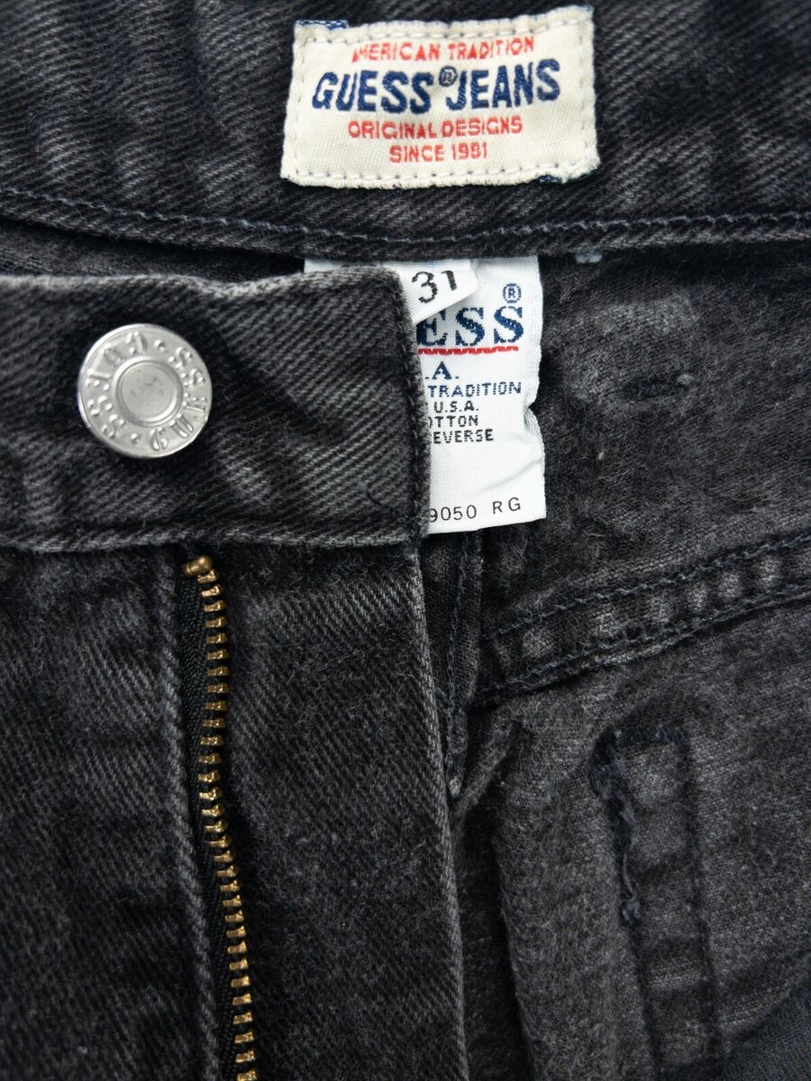 Vintage Guess Jeans Black Denim Relaxed Tapered high rise Vintage Guess Jeans Black Denim Relaxed Tapered high rise