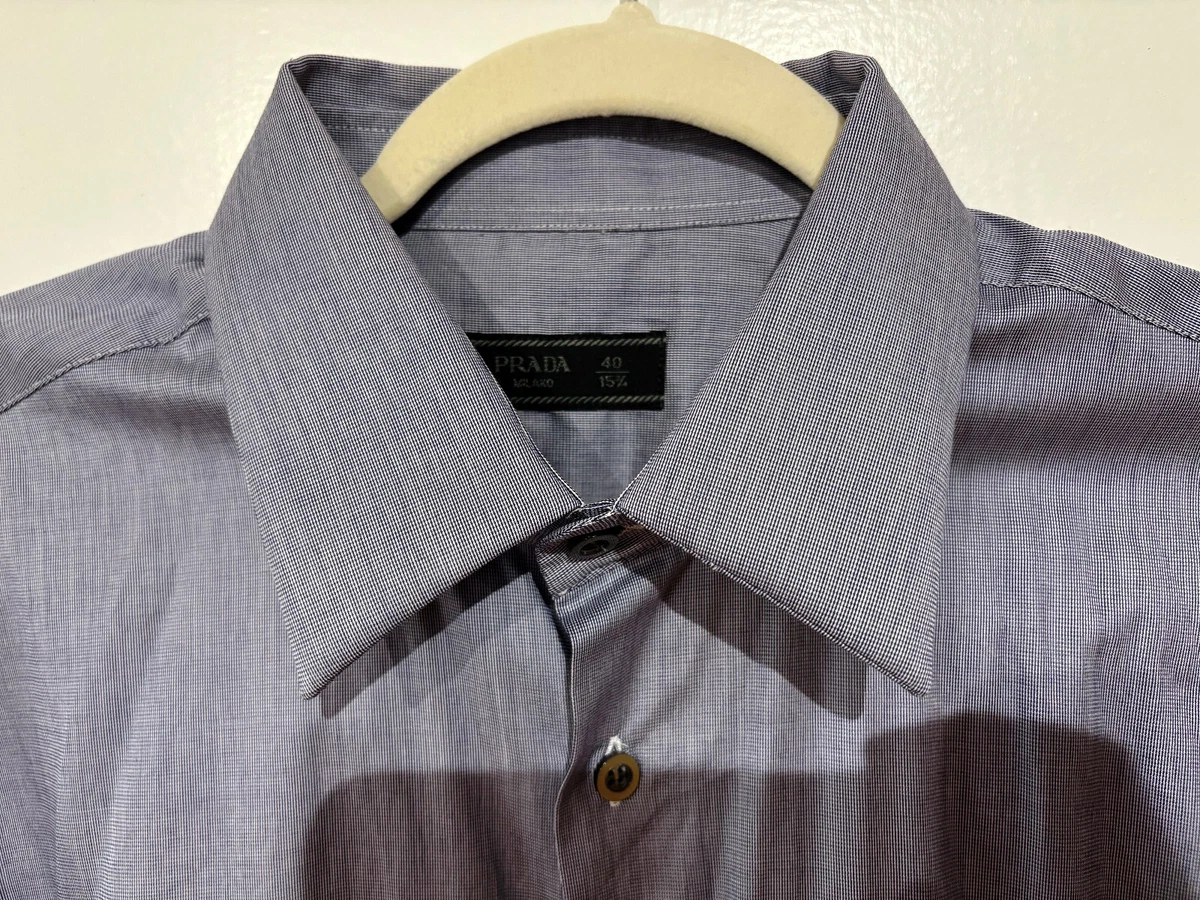 PRADA Gray Regular Size Dress Shirts for Men for sale | eBay