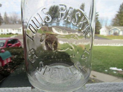 TREQ Milk Bottle Louis Paskal Dairy 65 Spencer St Rochester NY MONROE CO Cow Pic