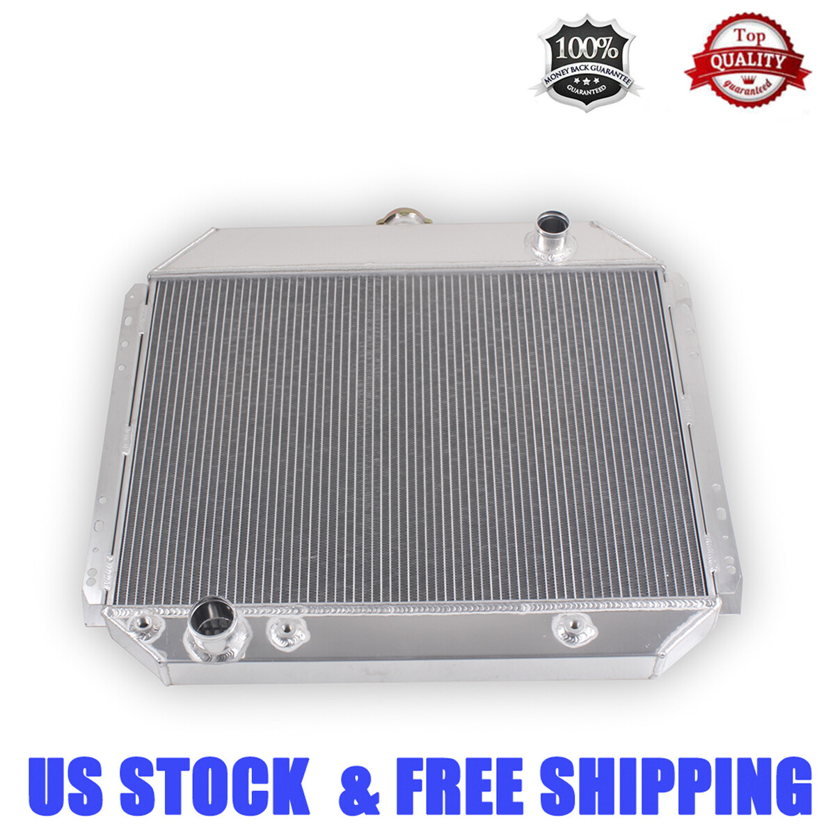 3 ROWS ALUMINUM RADIATOR For 1966-1979 Ford Bronco F-Series F100 Truck