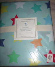 TWIN Pottery Barn Kids Organic Oversized Star Duvet Cover - Size Twin - NWT