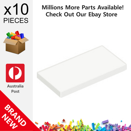 10x Genuine LEGO™ - 2 x 4 Tiles - 87079 38879 71150 New Tile Parts - Picture 34 of 36
