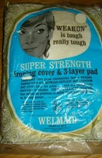 NEW NOS Vintage SUPER STRENG Welmaid Ironing Super Strength Ironing Cover Orange