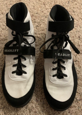 Sabo Deadlift Shoes Black & White Size 46 Powerlifting