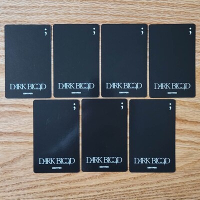 Official Concept Photocard Set Enhypen 4th Mini Album Dark