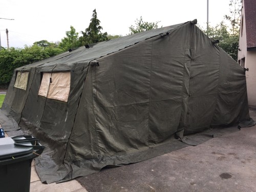 Large 24 x 18 Frame Tent Ex British Army -dry stored in good condition