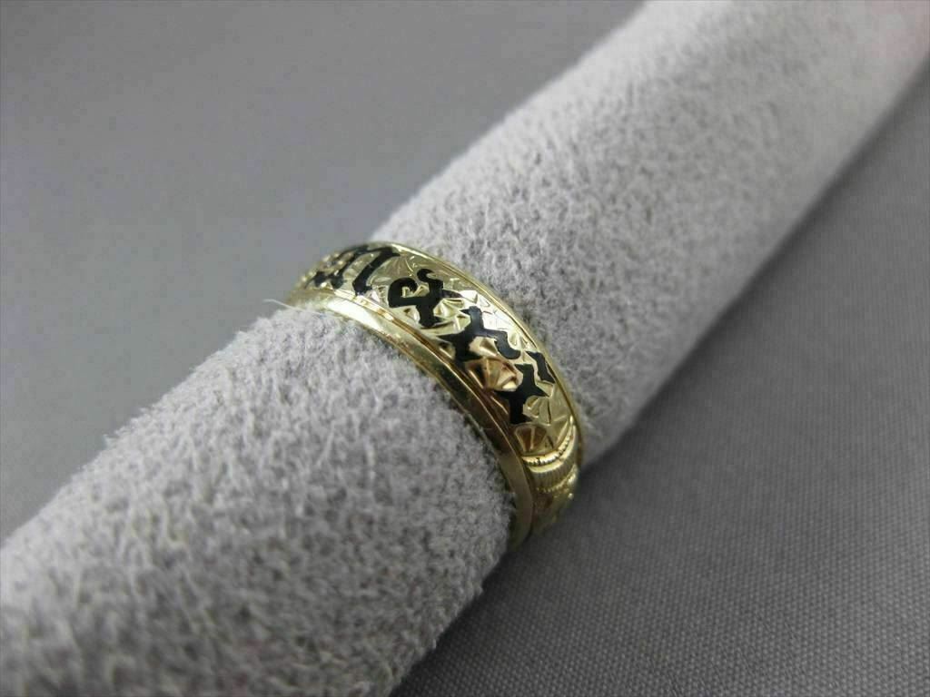 ANTIQUE 14KT YELLOW GOLD 3D HANDCRAFTED FLORAL FI… - image 7