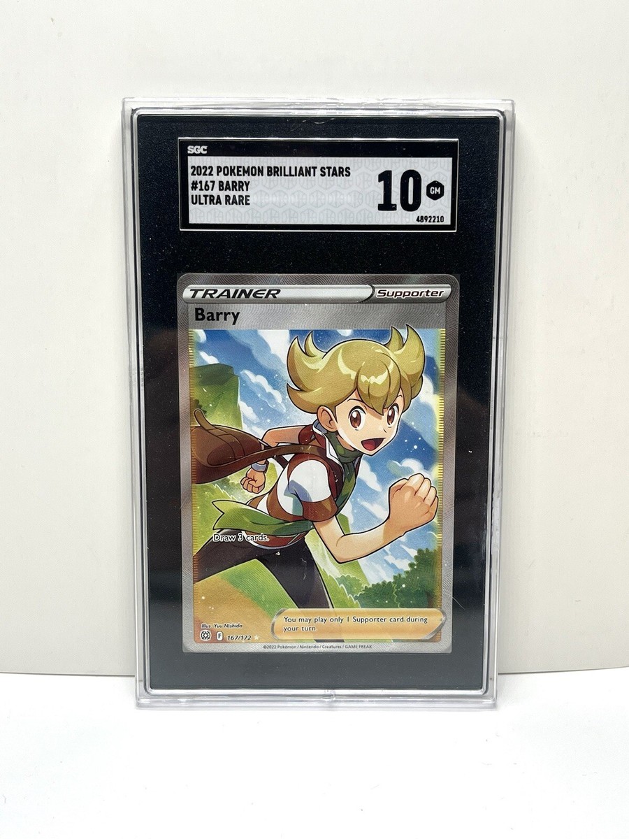char レア ziccazacca Barry (Full Art) 167/172 Swsh09: Brilliant Stars Holo for