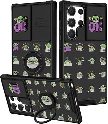 Samsung Galaxy S22 Ultra Case Cute Cartoon Case Star Wars Yoda Protective Case