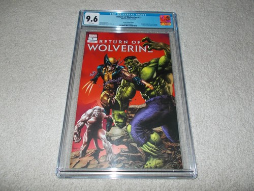 RETURN OF WOLVERINE #1 SUAYAN VARIANT CGC 9.6 MARVEL COMICS 2018 WHITE PAGES