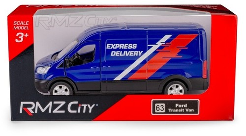 Ford Transit Van 2018 Diecast Model Car Collection Toy Cars 1:32 Scale Blue - Picture 6 of 6
