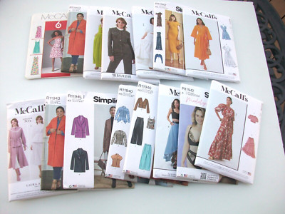 Nice Lot 15  ''Simplicity / McCall's Dress / Coat, Pants & More Sewing Patterns''