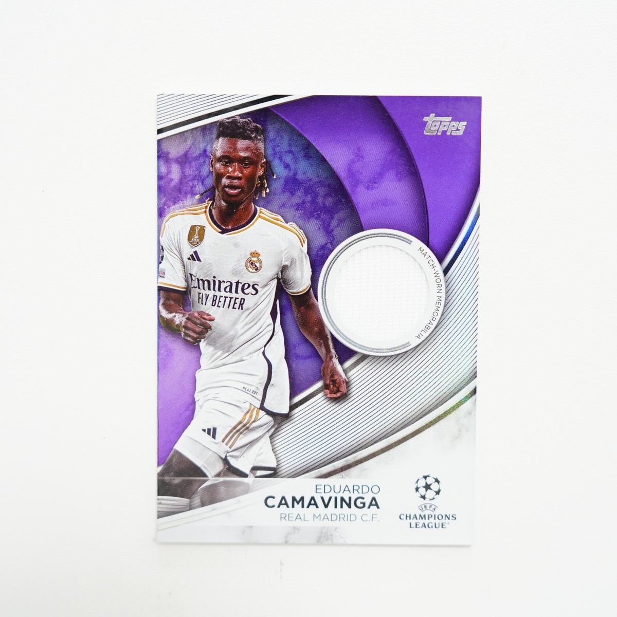 2023-24 Topps UEFA Club Competitions Relic EDUARDO CAMAVINGA /299 