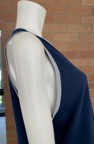 Womens NIKE DRI FIT DALLAS COWBOYS HIGH NECK SLEEVELESS TANK Blue NWT Large - Picture 5 of 12