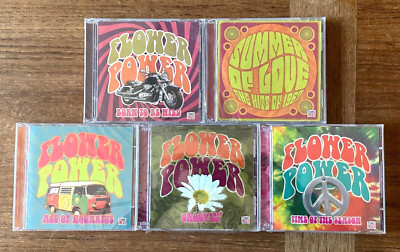 TIME LIFE FLOWER POWER The Music Of The Love Generation 10-CD Set NOS Sealed