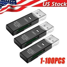 USB3.0 SD Card Reader for PC Micro SD Card to USB Adapter for Camera Memory lot