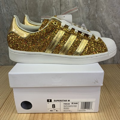 sparkly adidas sneakers