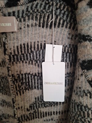 Zadig & Voltaire Mia Camo Cardigan Sweater Women's Size XS/S