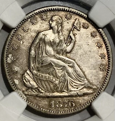 1876-S Seated Liberty Half Dollar NGC AU Details