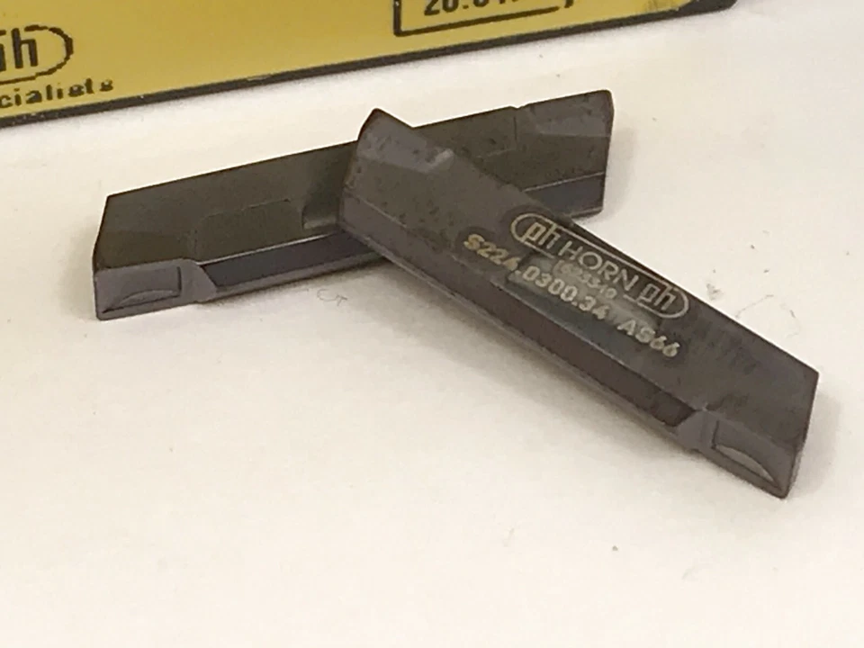 Новые твердосплавные вставки PH HORN S224.0300.34 класс AS66 2 шт. - Изображение 2 из 2