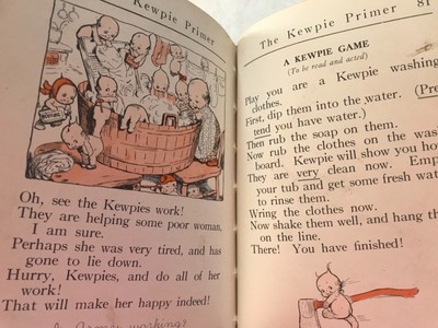 Rare Vintage 1916 Wonderful First Edition The Kewpie Primer Rose O 39 Neill Ebay