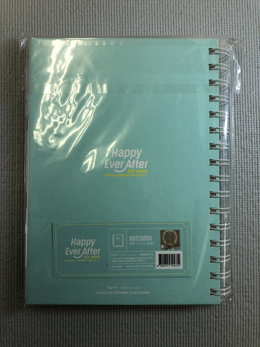BTS JAPAN OFFICIAL FANMEETING VOL 4 Happy Ever After Note Book | eBay