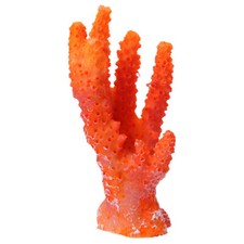 Orange Artificial Resin for Aqua-Terrariums Corals Fish Bowl Orangeery Home Deco