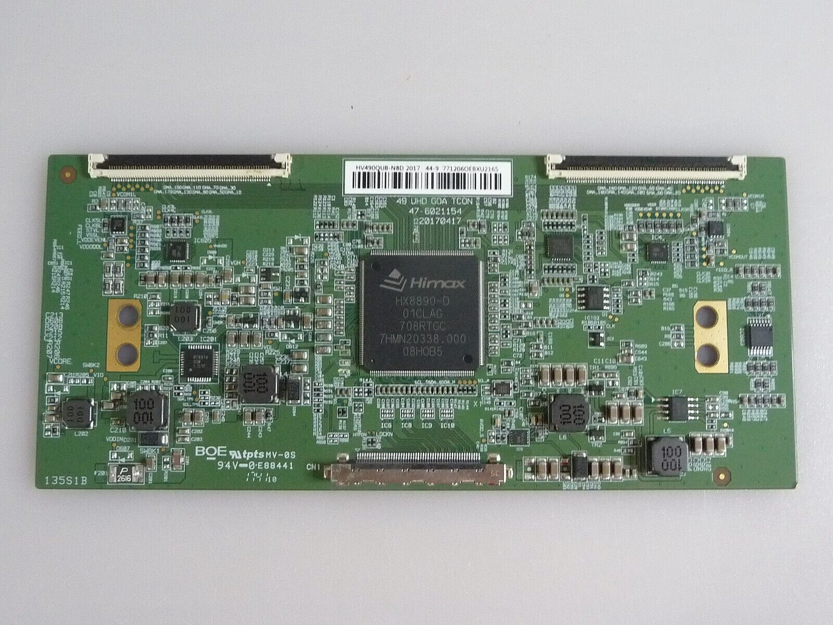 LE-502T4KT-BK   T-CON基盤 JVC LT-49E770 (HV490QUB-N8E) MAIN BOARD & T.CON HV490QUB-N8D (47