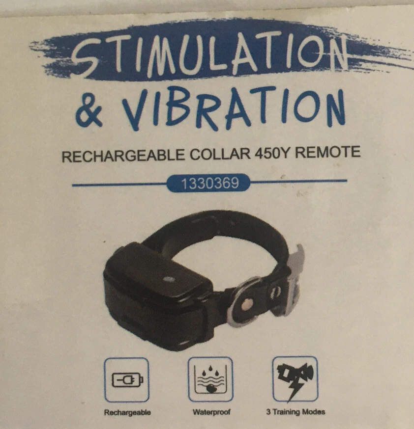 STIMULATION AND VIBRATION RECHARGEABLE DOG COLLAR NS248 | eBay