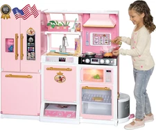 Kitchen Interactive Pretend Play Kitchen for Girls Kids Style Collection Fresh