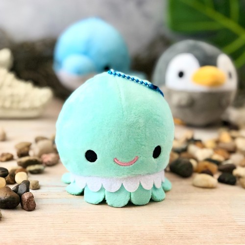 Sea Animal Plush Keychain Toys / Octopus Plush Keychains / Octopus Squishmallows - Picture 3 of 5