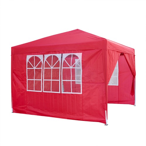 New 3m x 3m Waterproof Pop Up Gazebo Garden Wedding Party Canopy Tent with Sides - Picture 58 of 73