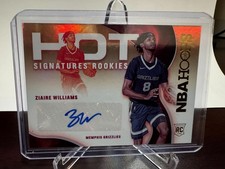 2021-22 Hoops Ziaire Williams Red Hot Signature Rookies Auto RC #HSR-ZW